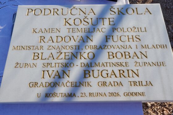 Počela izgradnja Područne škole u Košutama